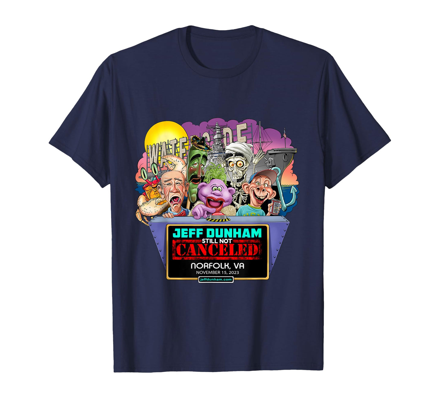 Jeff Dunham Norfolk, VA (2023) T-Shirt