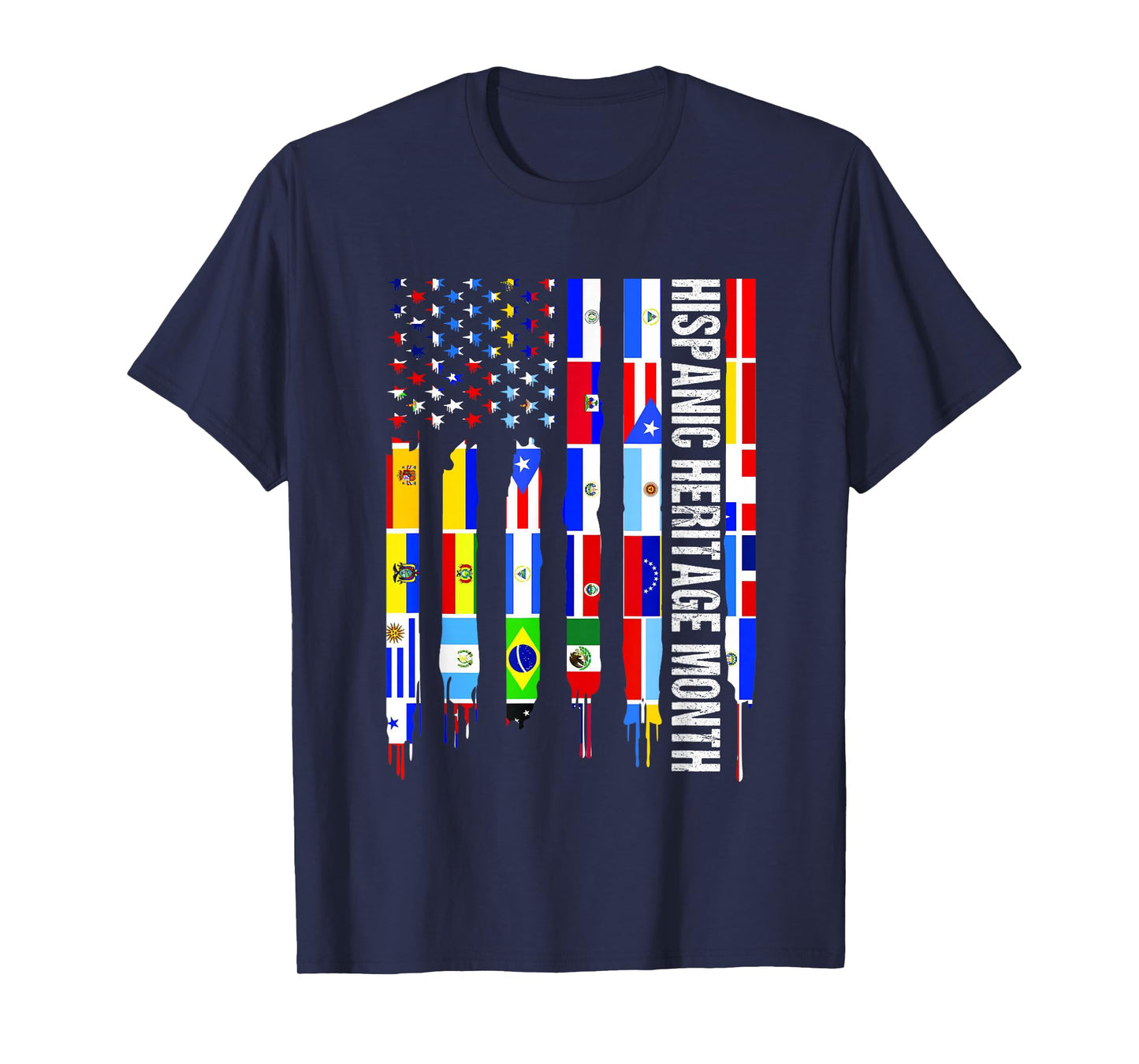 National Hispanic Heritage Month t shirt All Countries T-Shirt