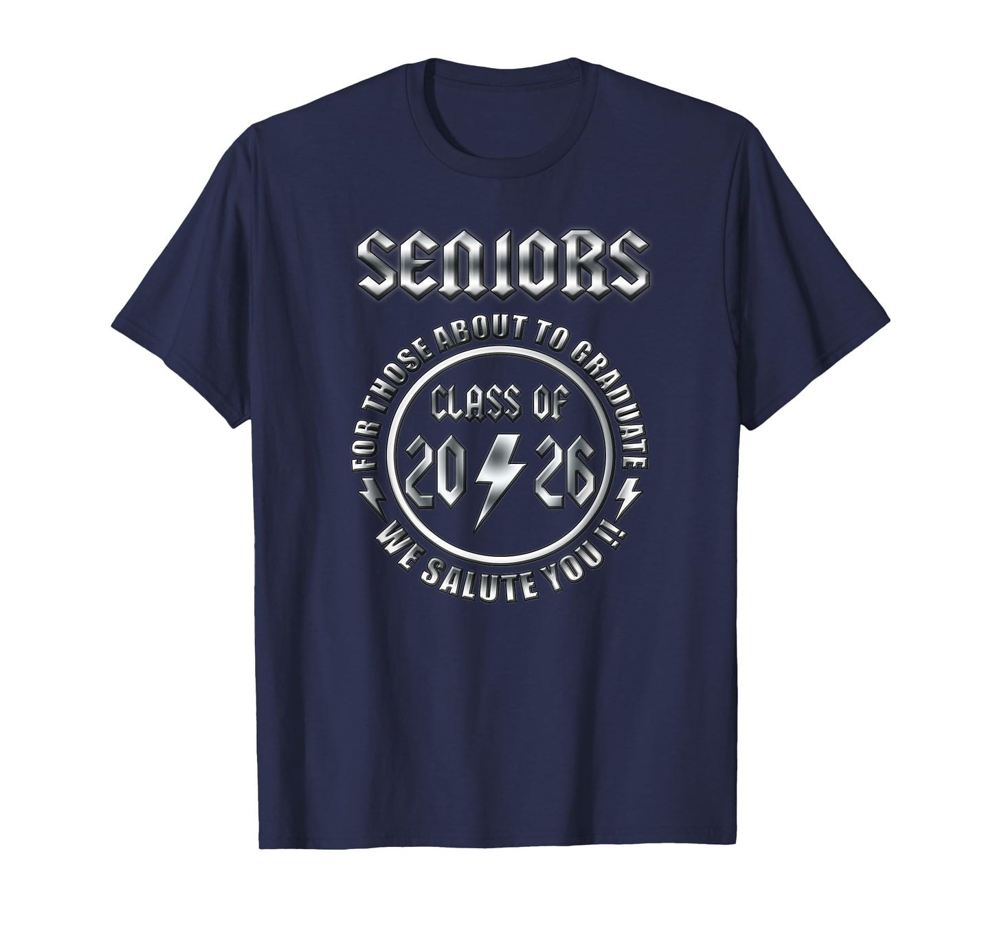 Senior 2026 Iconic Classic Rock Graduation Retro T-Shirt