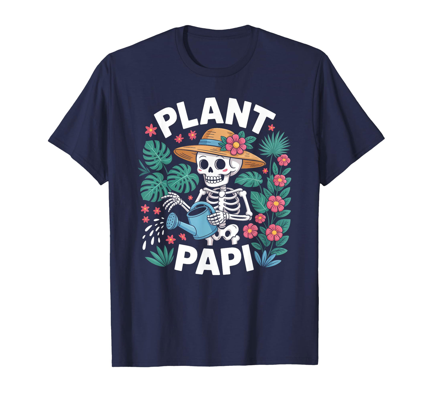 Vintage Halloween Plant Papi Daddy Gardener T-Shirt