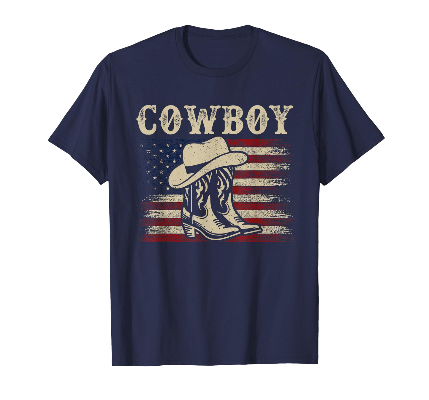 Western Country Men Teen Boy Kid Rodeo Southern Cowboy T-Shirt