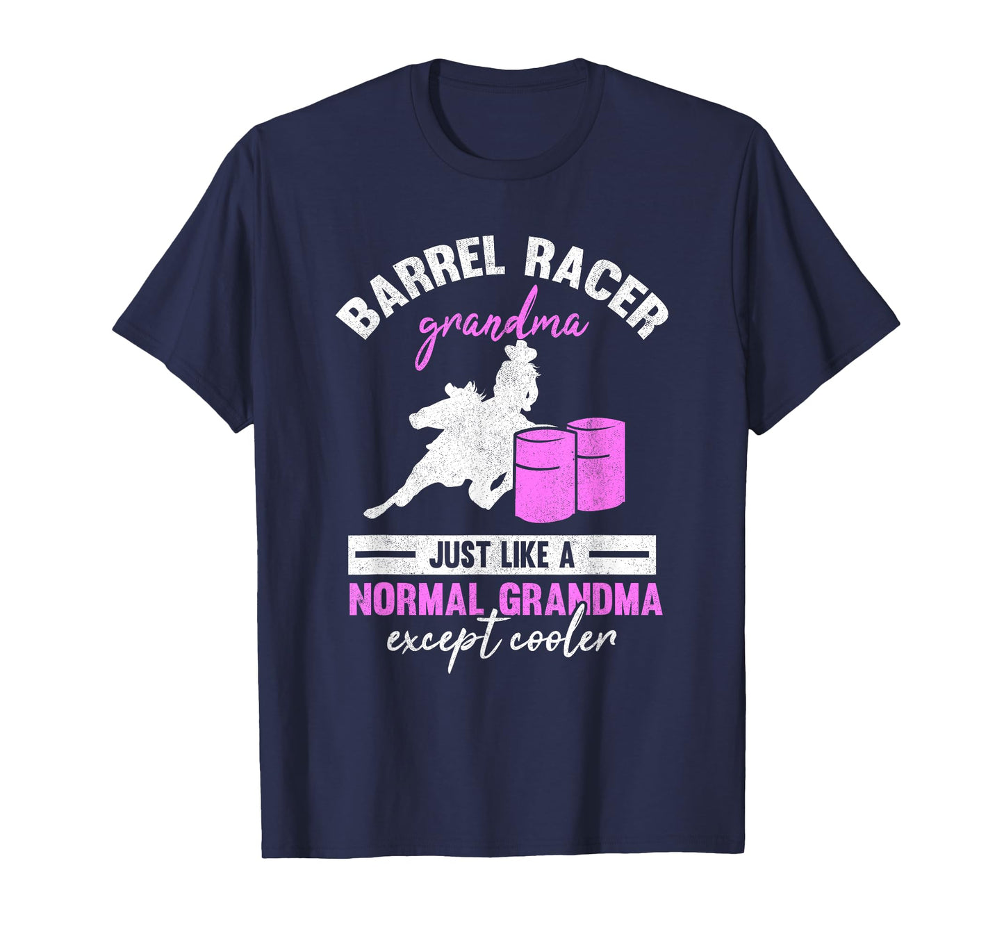 Barrel Racer Grandma Rodeo Grandmother Horse Barrel Racing T-Shirt