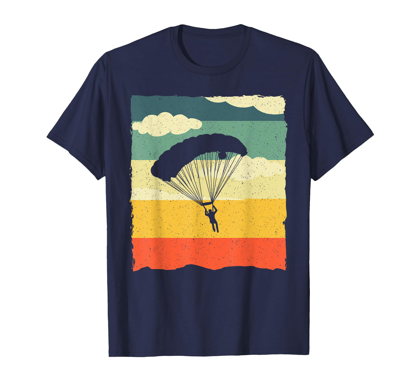 Skydiving Art For Men Women Skydiver Paragliding Sky Diving T-Shirt