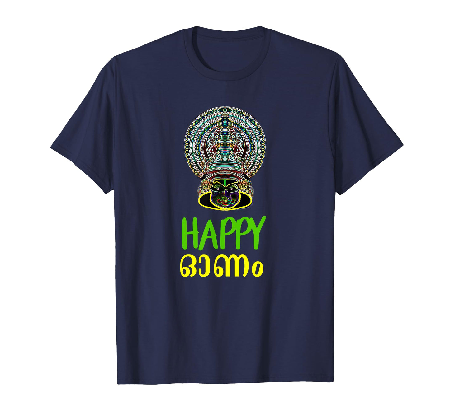Keralite Malayali Happy Onam in Malayalam T-Shirt