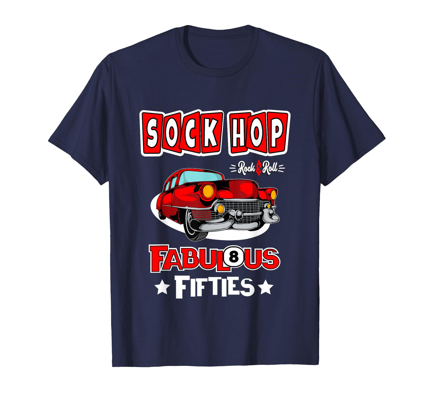 1950s Sock Hop Dance Vintage 50s Costume Rockabilly Party T-Shirt
