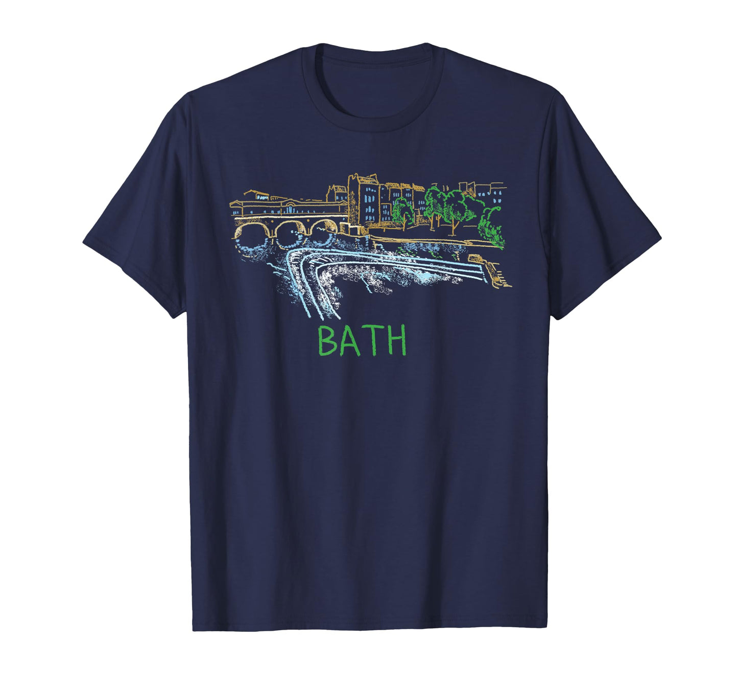 Bath City England UK souvenir gift for men women T-Shirt