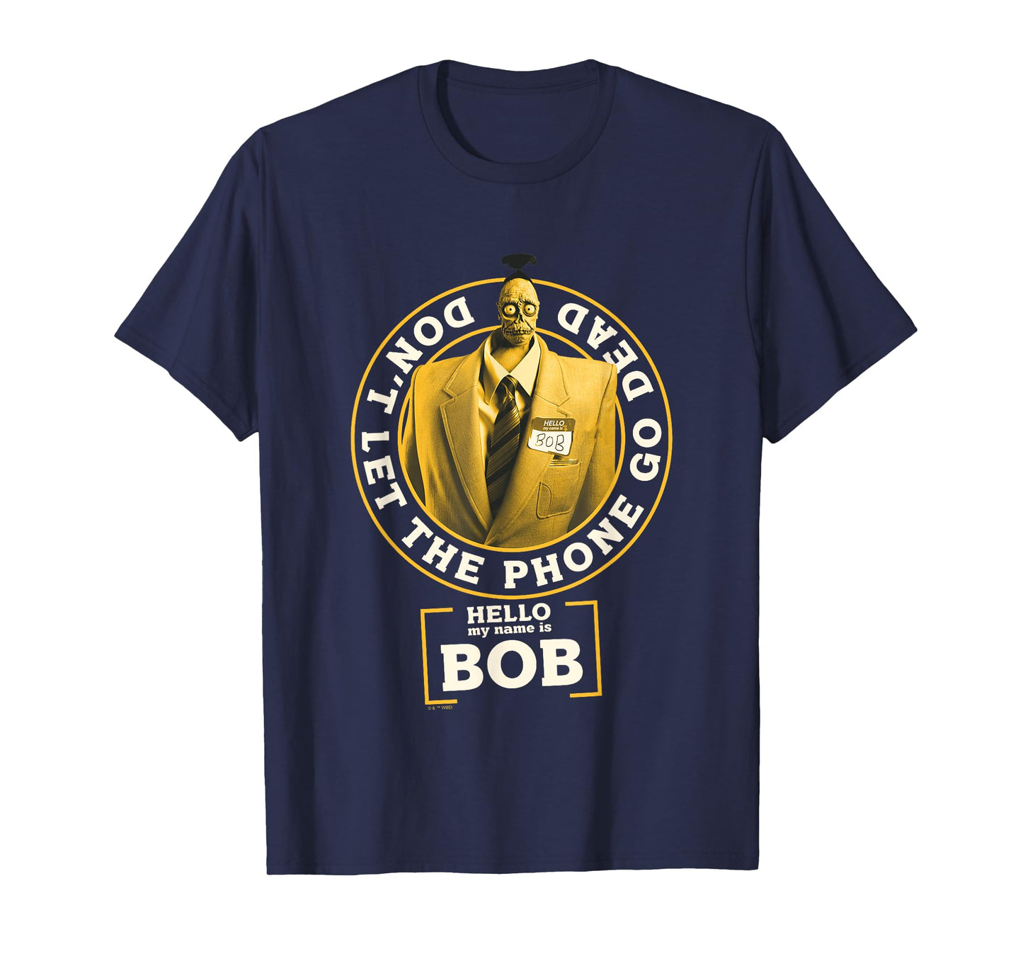 Beetlejuice Beetlejuice Don't Let The Phone Go Dead Bob T-Shirt