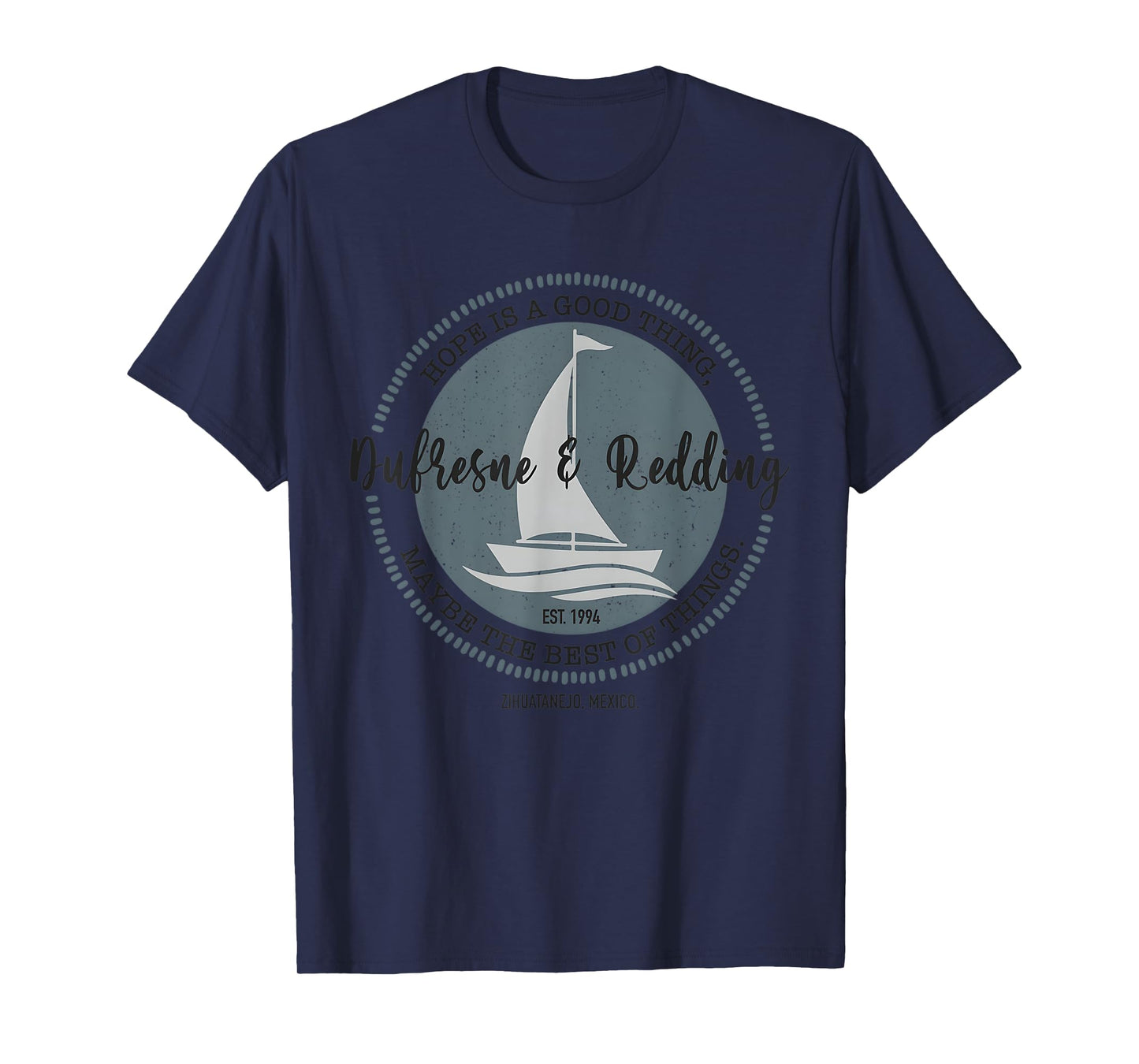 Redding And Fishing Dufresne Vintage Zihuatanejo Mexico T-Shirt