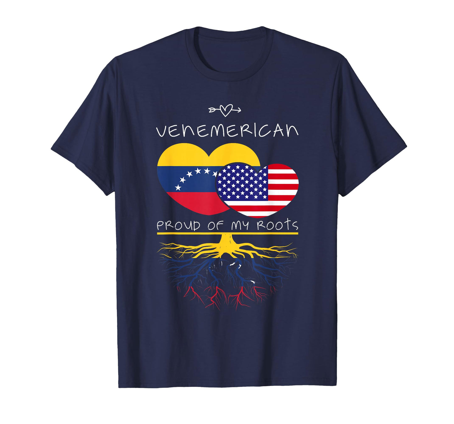 Venezuela USA Proud Of Both Countries Venemerican T-Shirt