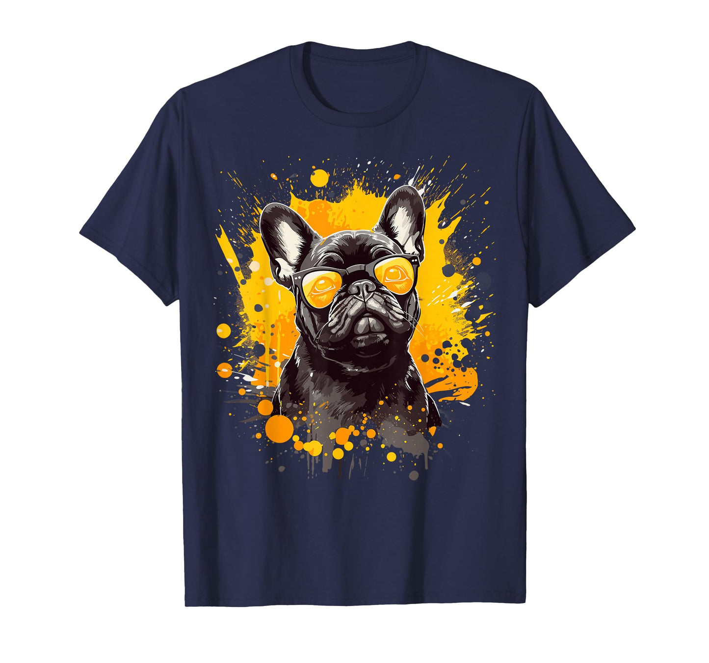 French Bulldog With Sunglasses T-Shirt