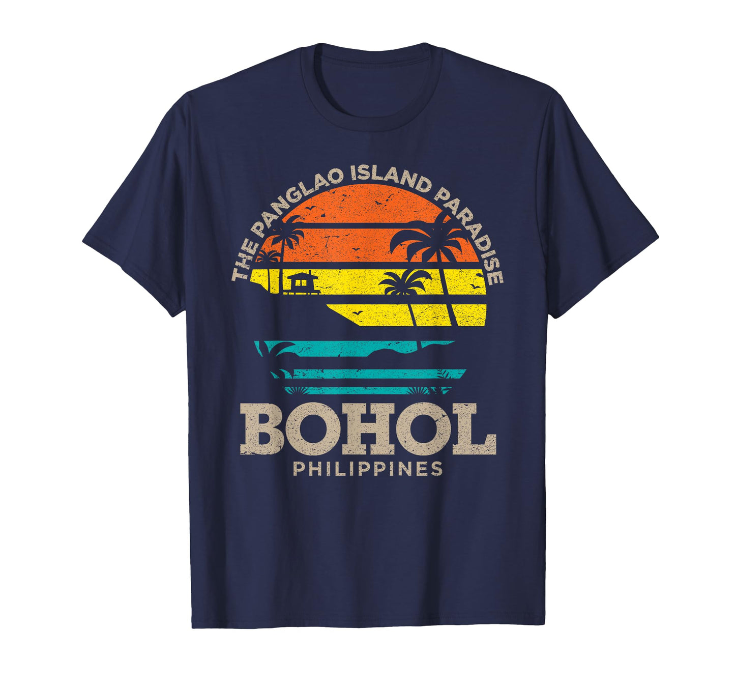 Bohol Philippines Vintage Apparel – Proud Pinoy Island Style T-Shirt