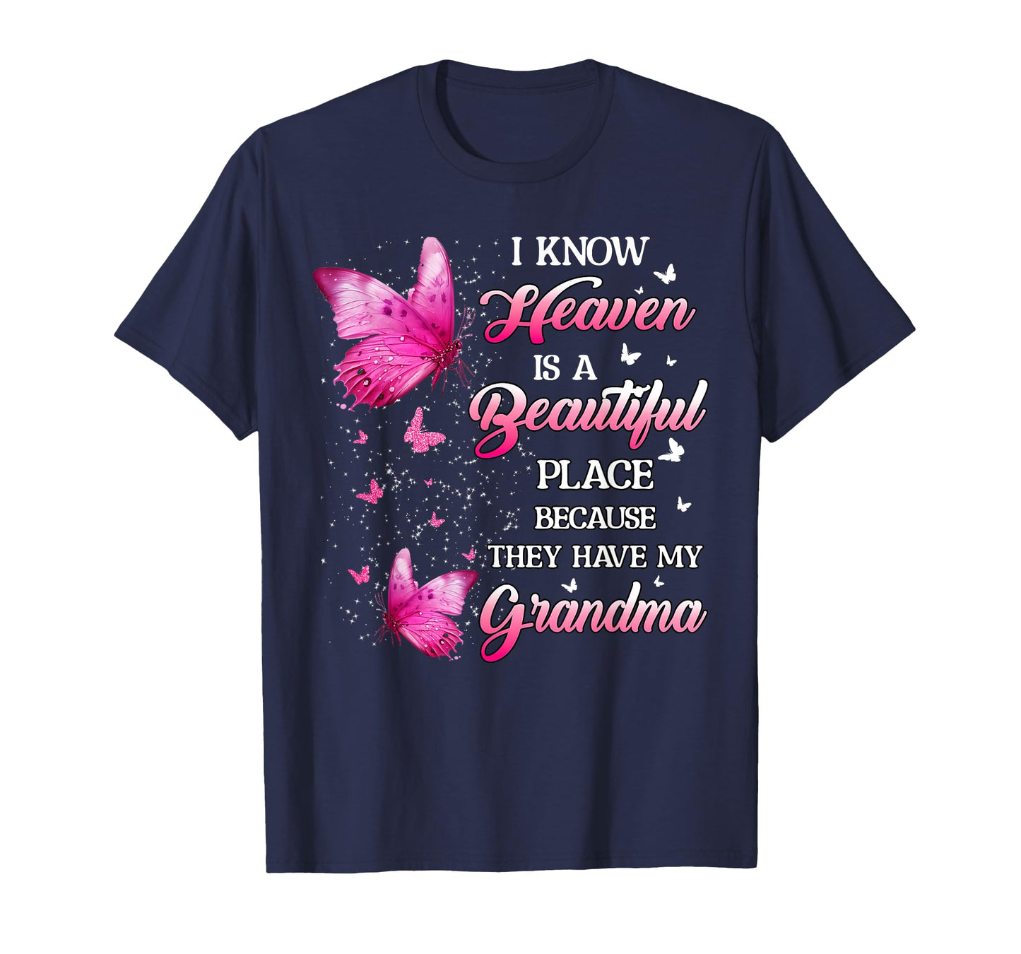Grandma Is My Guardian Angel In Heaven Memorial Day Women T-Shirt