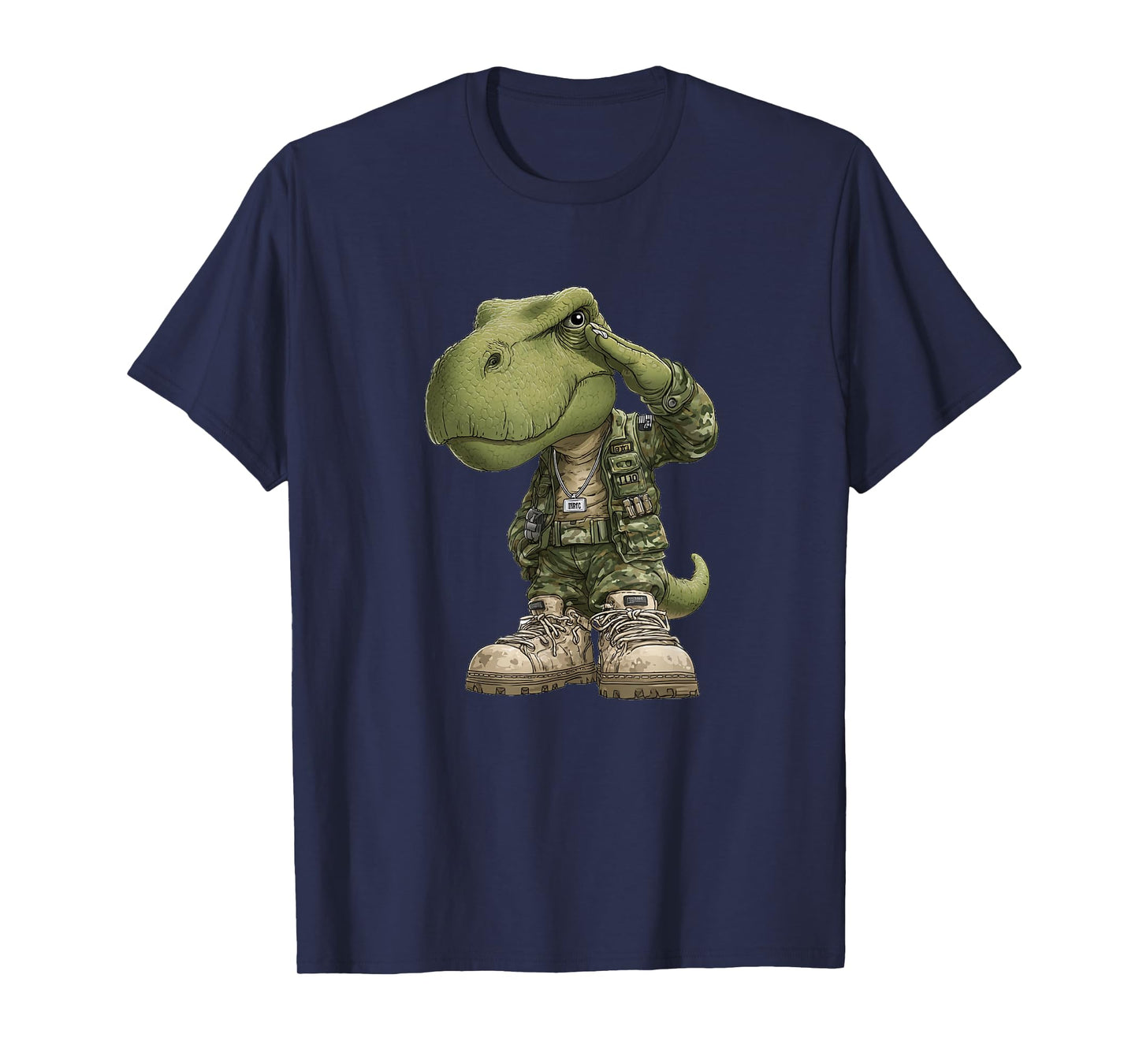 Nice Soldier Dinosaur Costume for Man and Woman T-Shirt