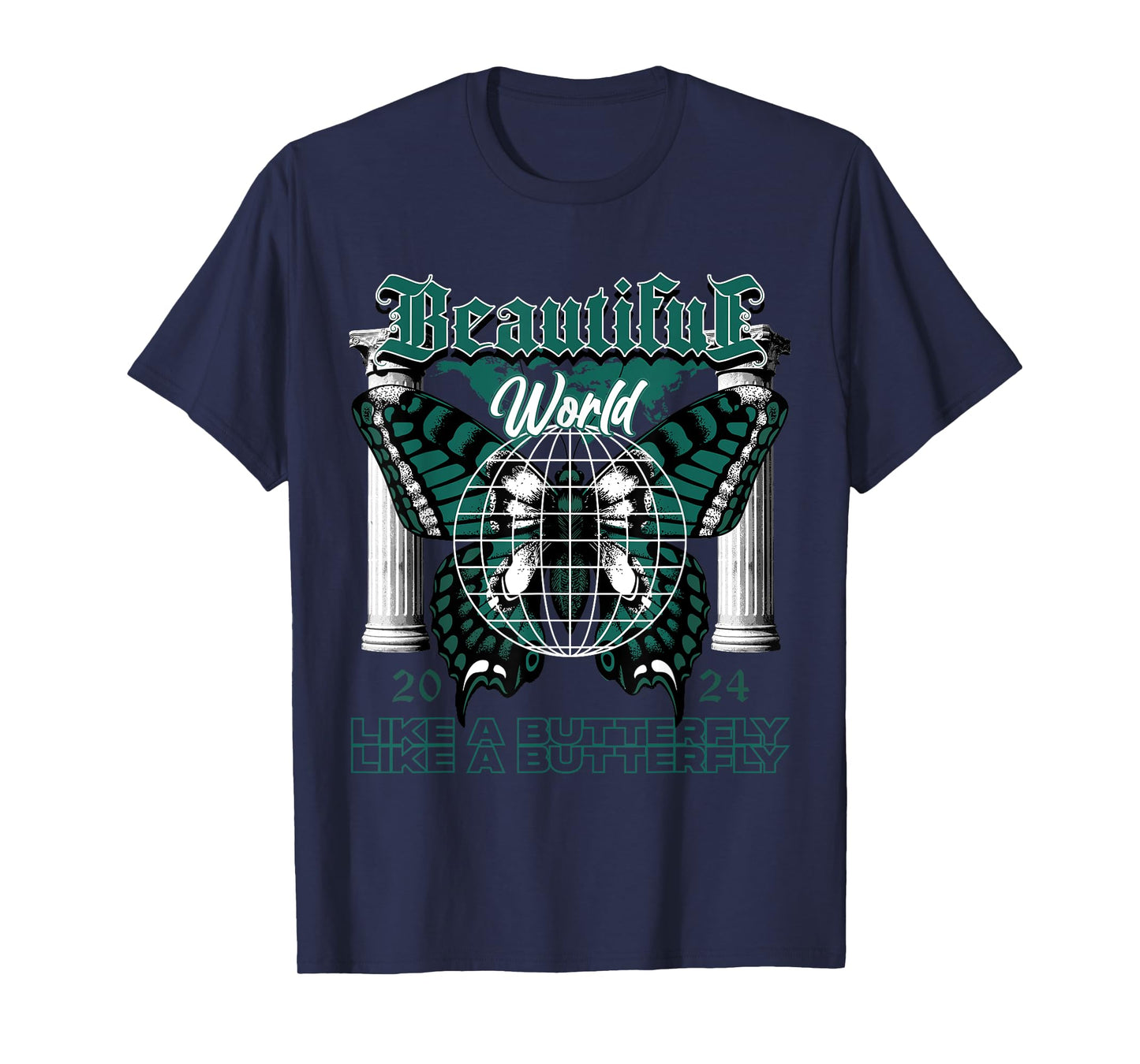 Beautiful World Oxidized Green 4s Matching Tee For Men Women T-Shirt