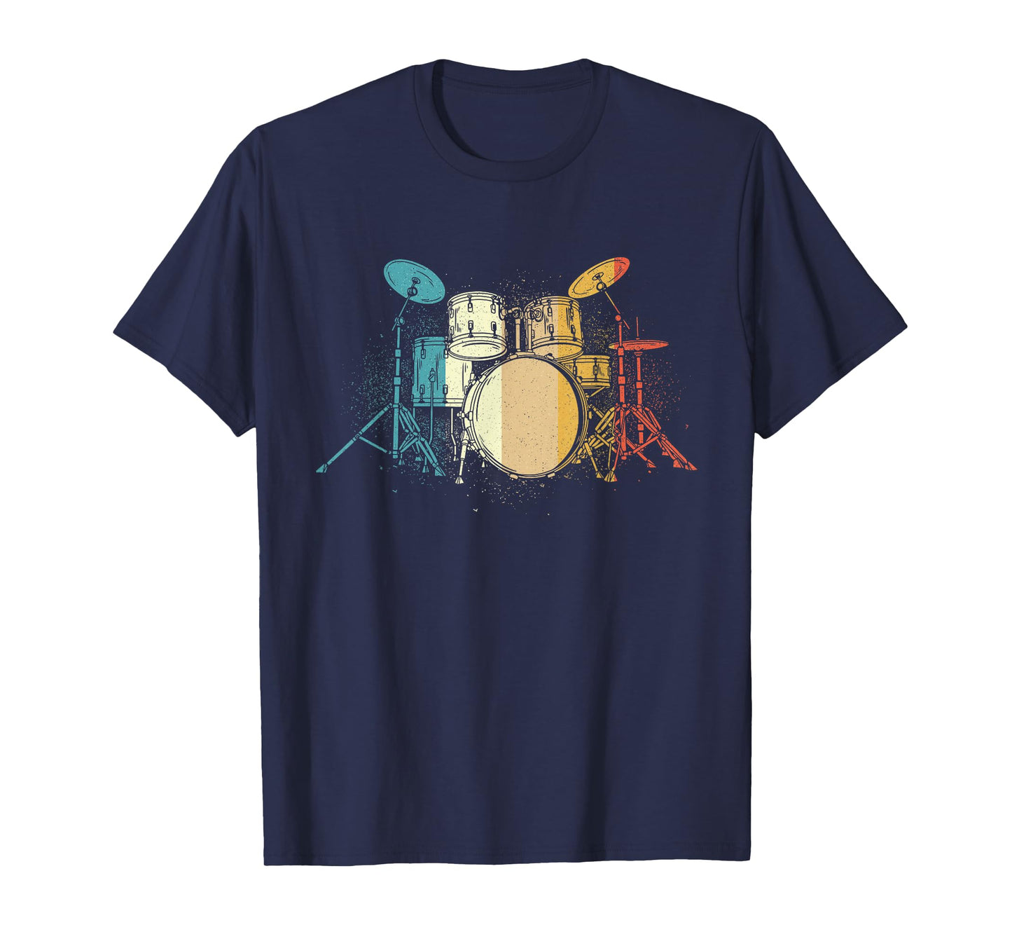 Retro Vintage Drum Sets - Drummer Drumming Lover Percussion T-Shirt