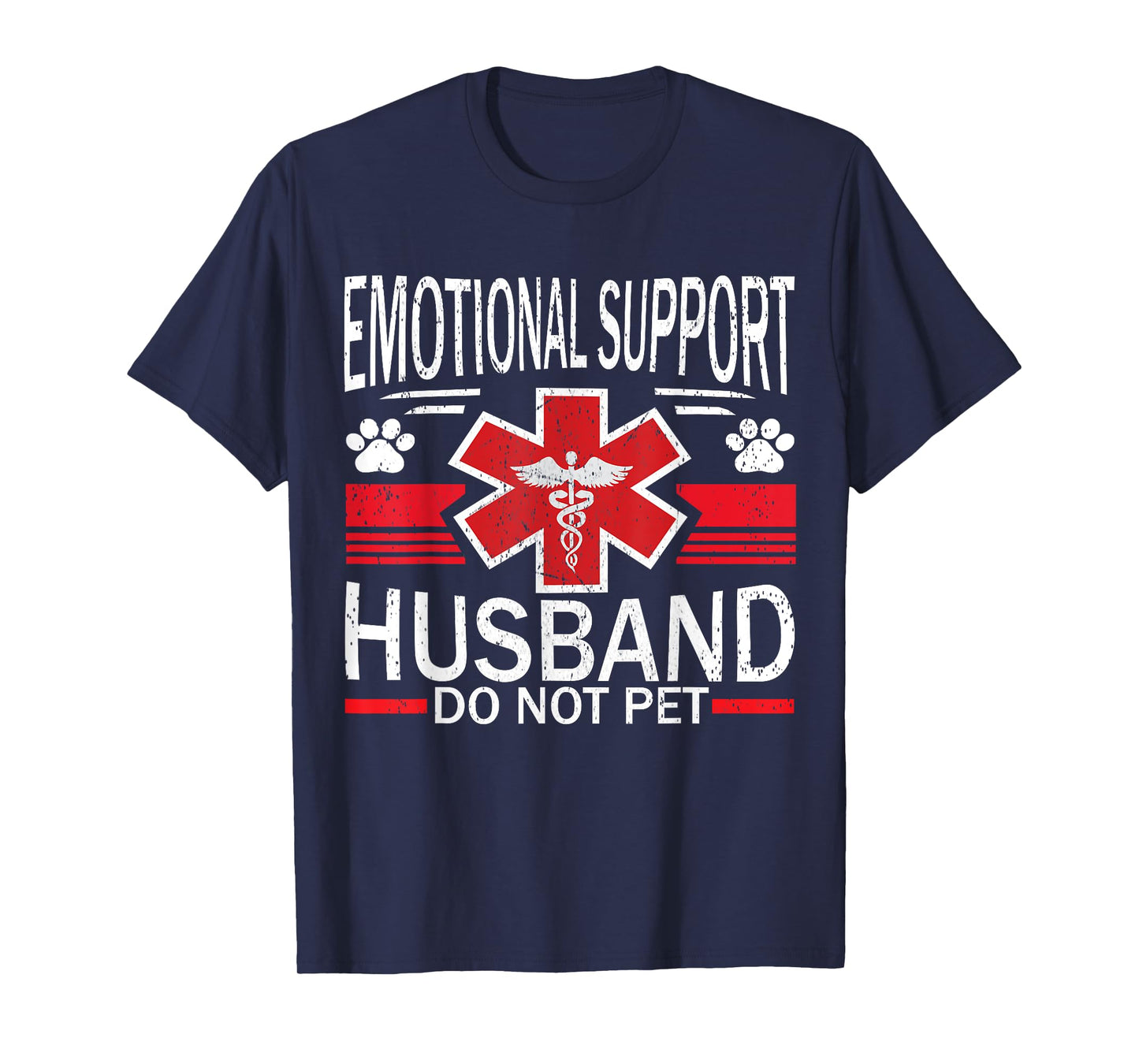 emotional support husband do not pet T-Shirt