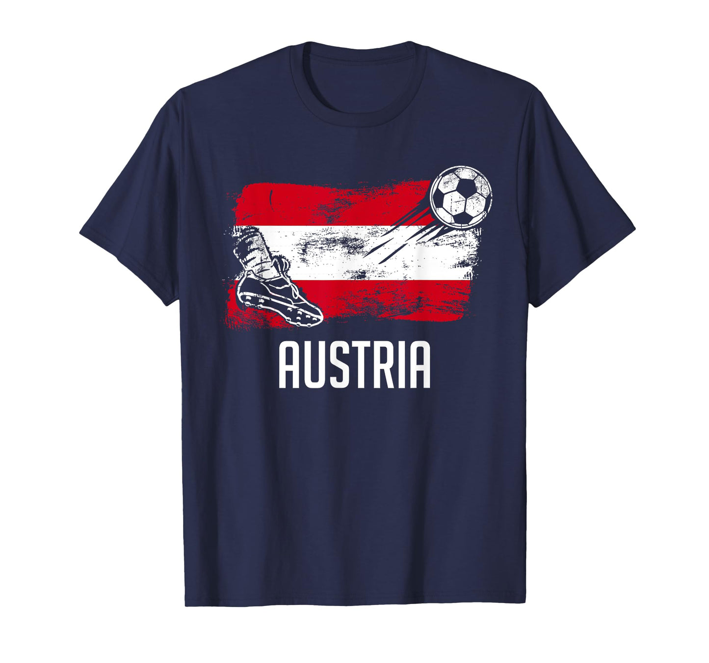 Austria Flag Jersey Austrian Soccer Team Austrian T-Shirt