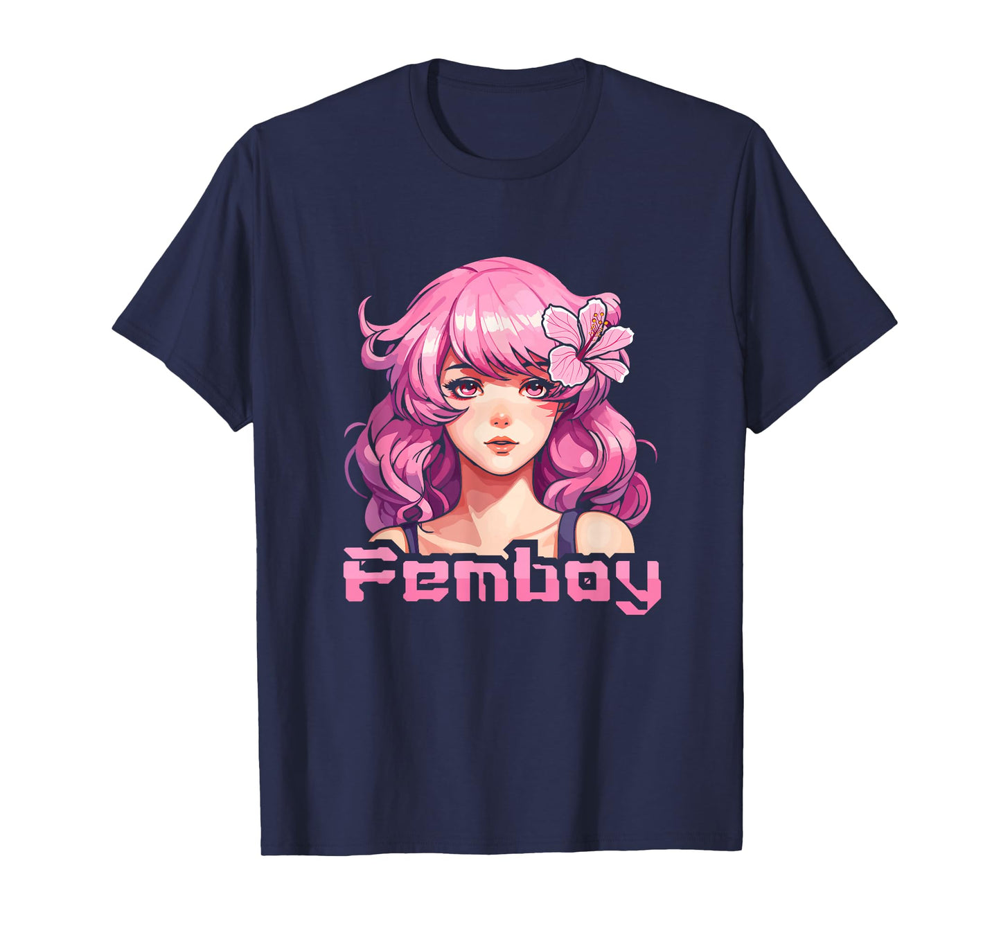 Femboy Anime Cool Japanese Japan Cosplay Otaku Manga Kawaii T-Shirt