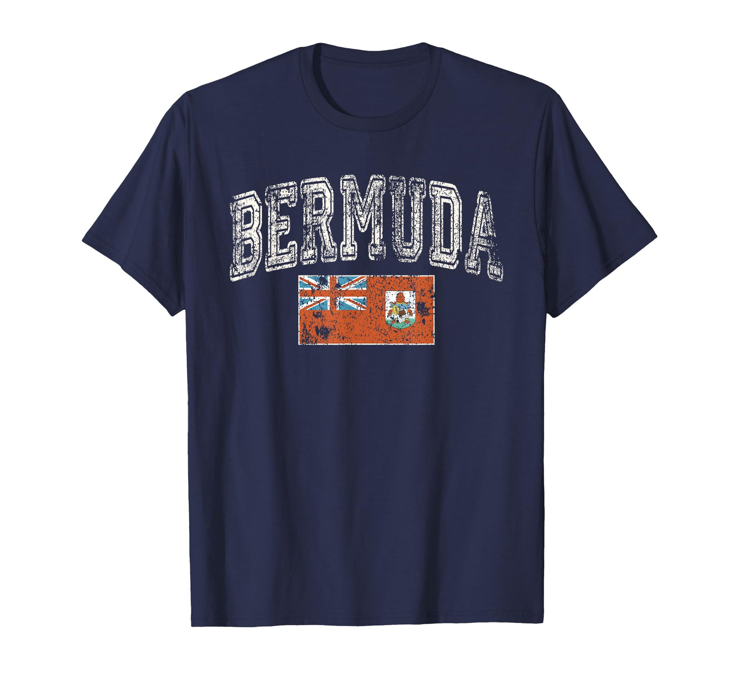 Vintage Retro Faded Bermuda Flag Bermudian Pride T-Shirt