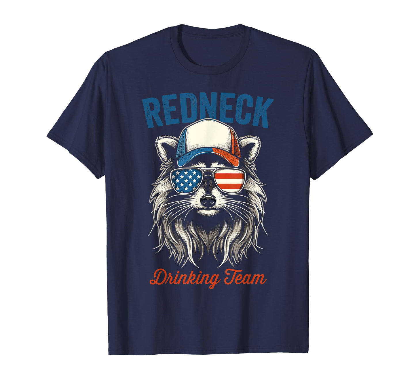 Redneck Raccoon Mullet White Trash Party Attire Hillbilly T-Shirt