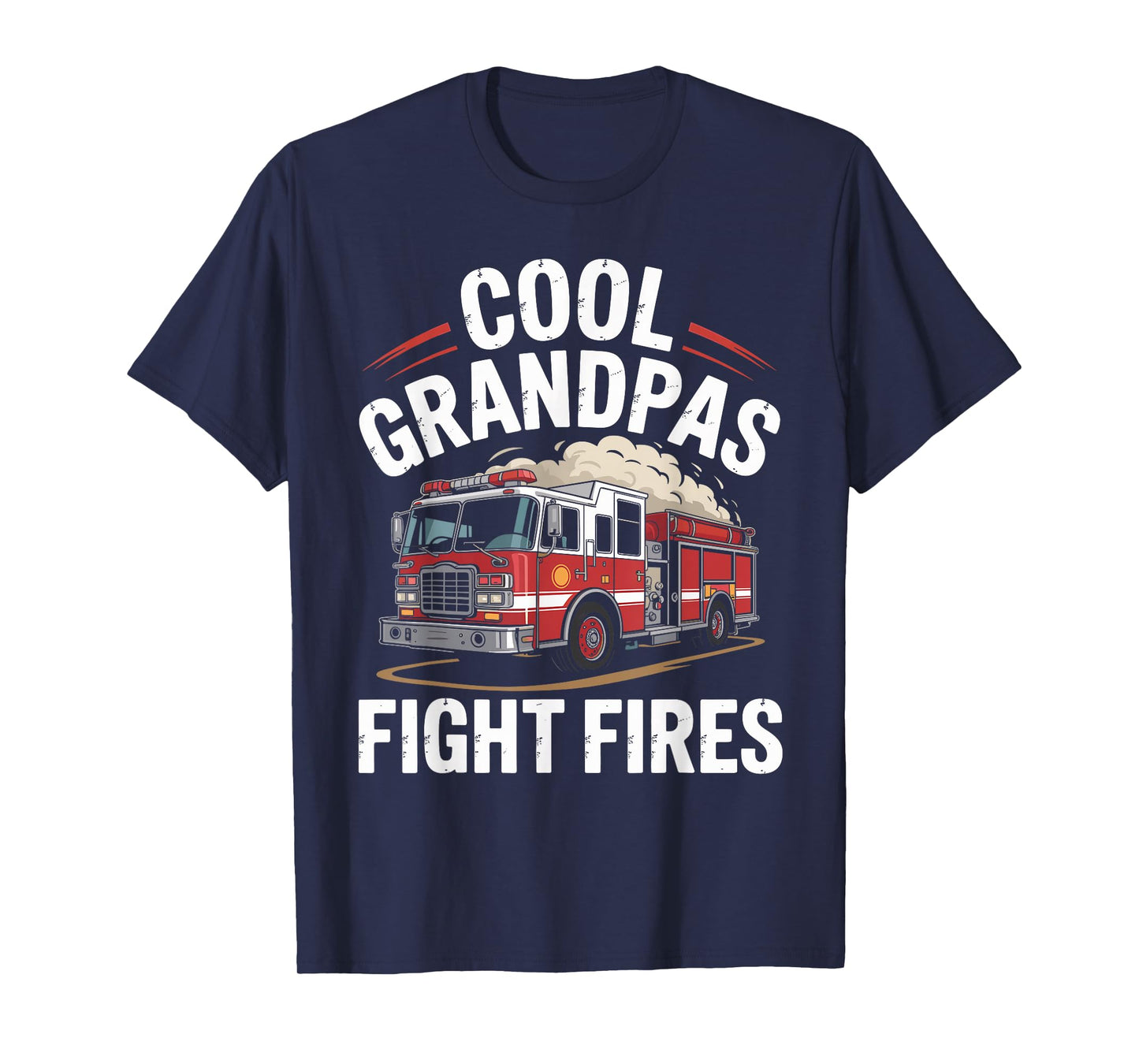 Cool Grandpas Fight Fires Firefighter T-Shirt