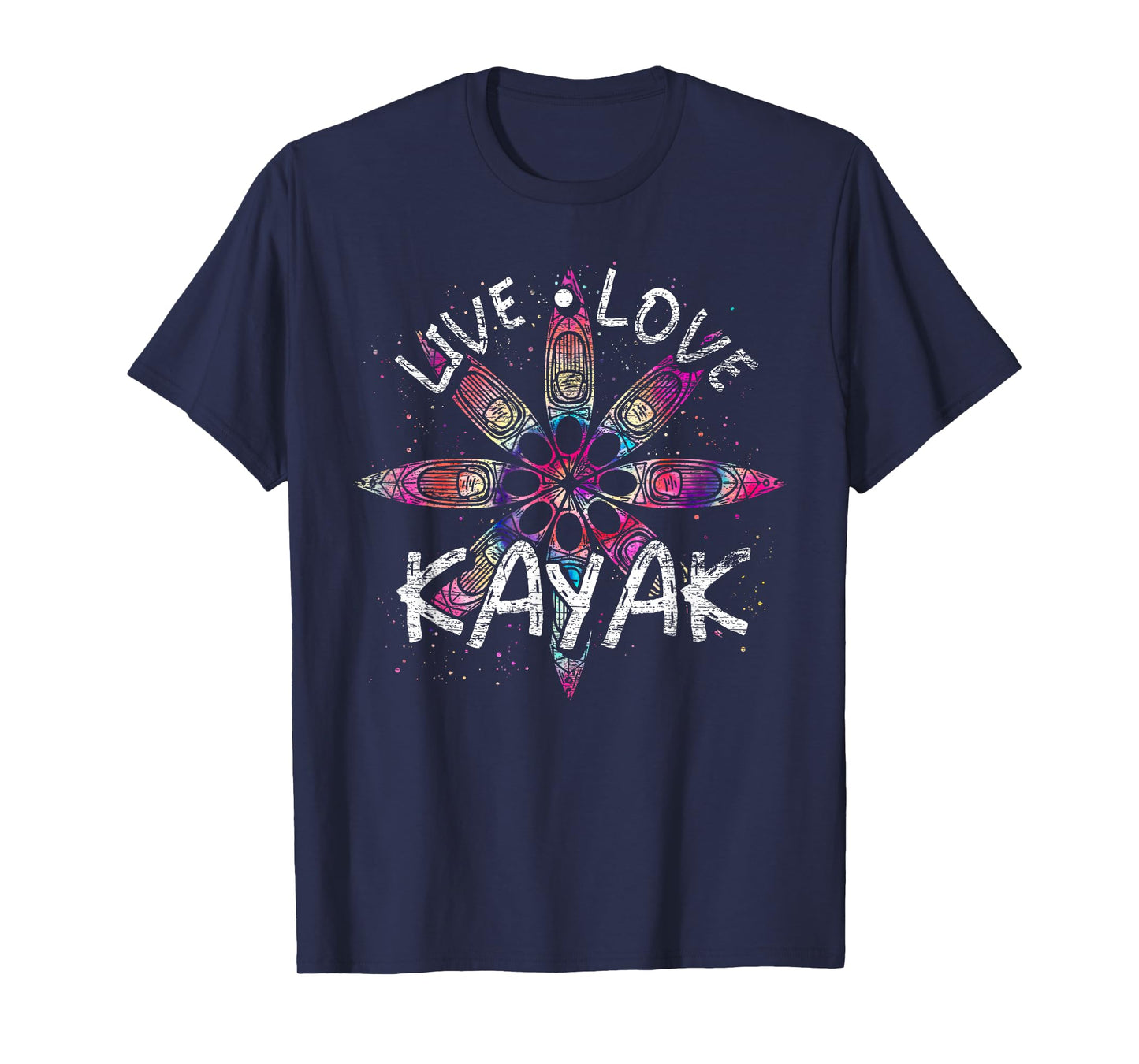 Live Love Kayak Canoeing Water Sports Outdoor Kayaking T-Shirt