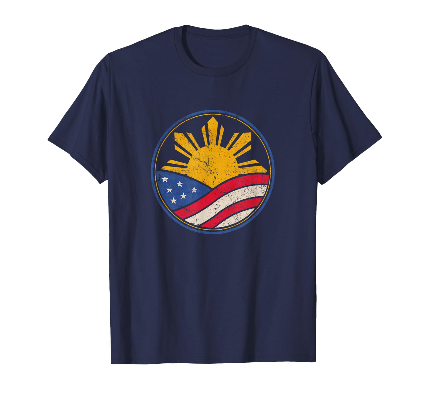 Filipino American Shirt Philippine USA Flag Pinoy Pride Tee T-Shirt