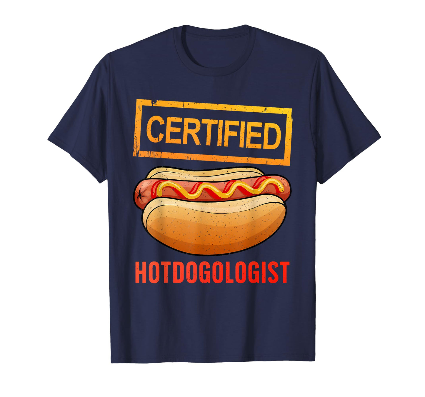 Cool Hotdog Outfit for Men Women Adult Hotdog Hot Dog Lover T-Shirt