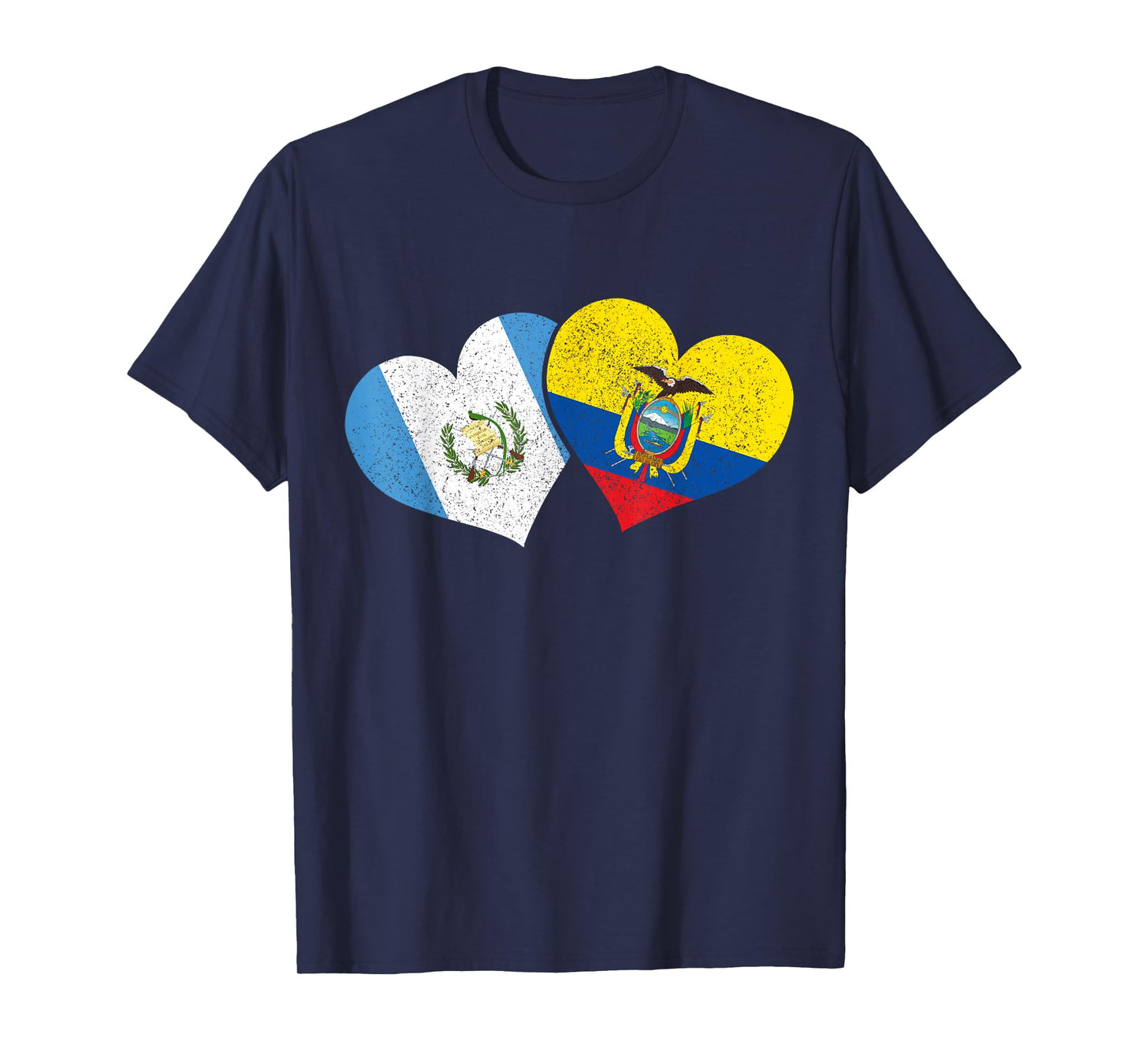 Guatemala Ecuador Ecuadorian Guatemalan Flag T-Shirt