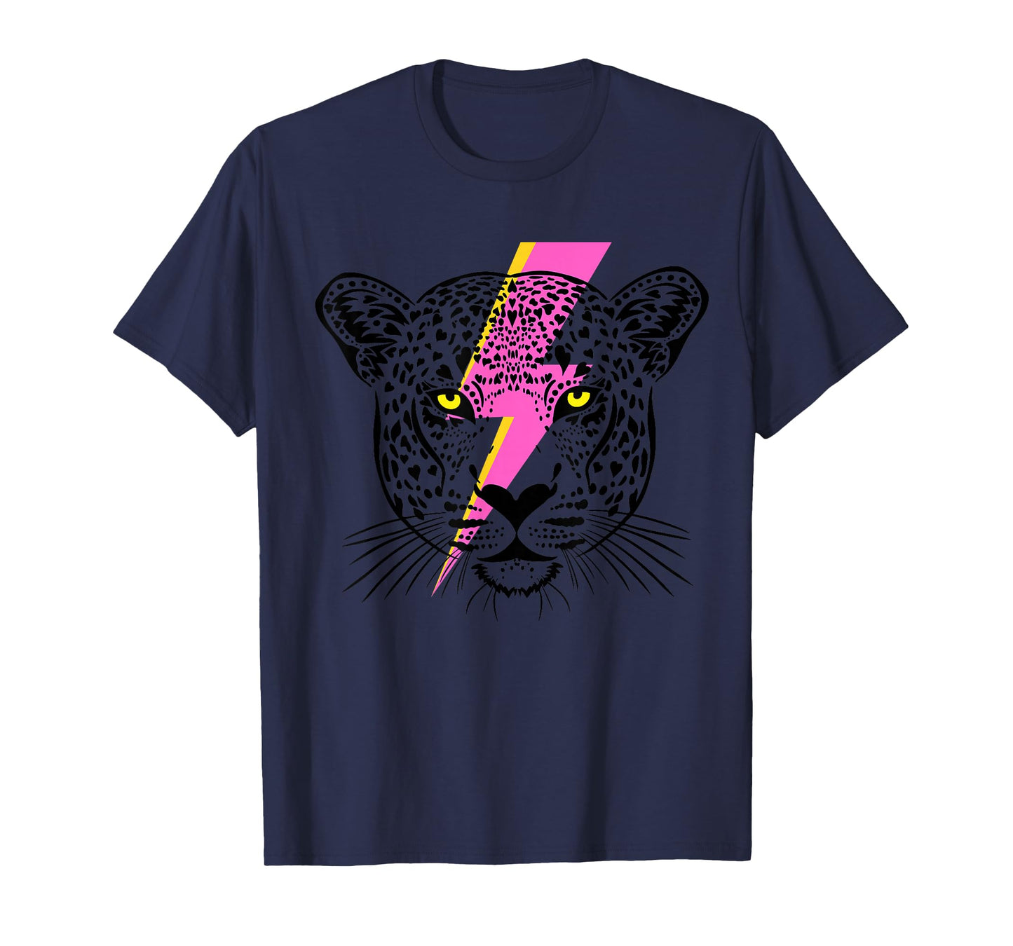 Vintage Cheetah Graphic Tee For Women and Girls, Cute Summer T-Shirt