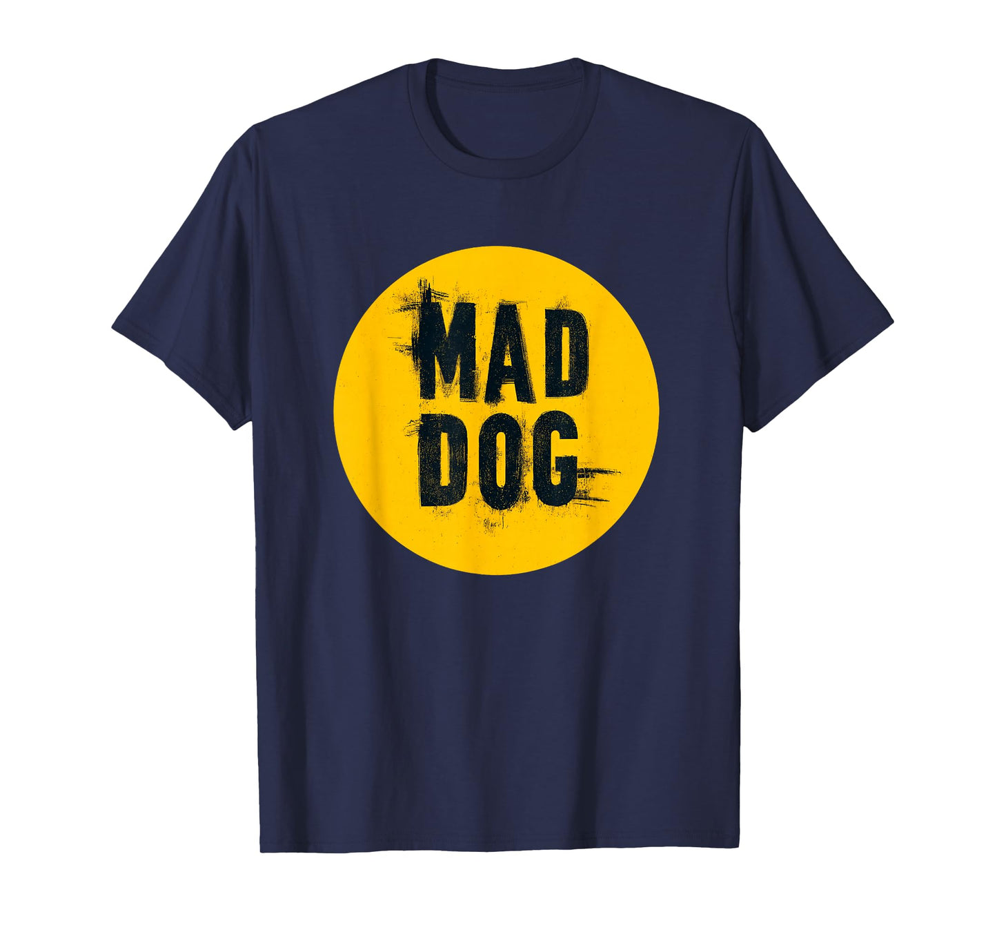 Yellow Mad Dog Stamp T-Shirt