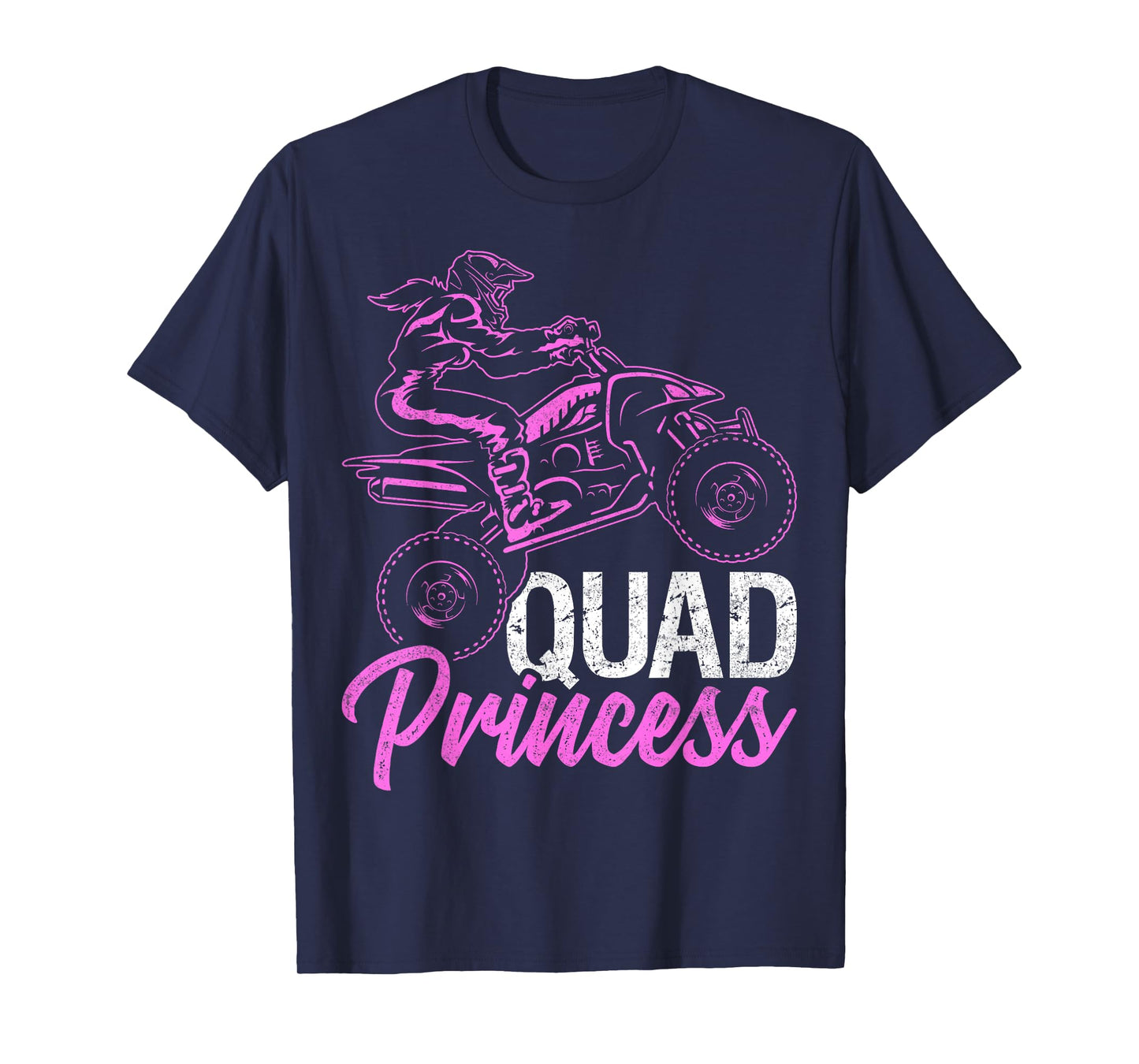 ATV 4 Wheeler Quad Princess Quad Offroad Mud MX Girls Gift T-Shirt