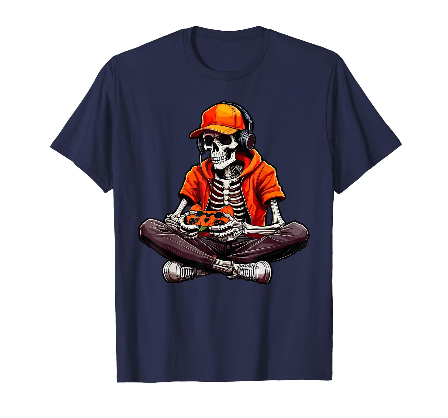 Halloween Boys Kids Ghost Gamer Scary Costume Gaming Men T-Shirt