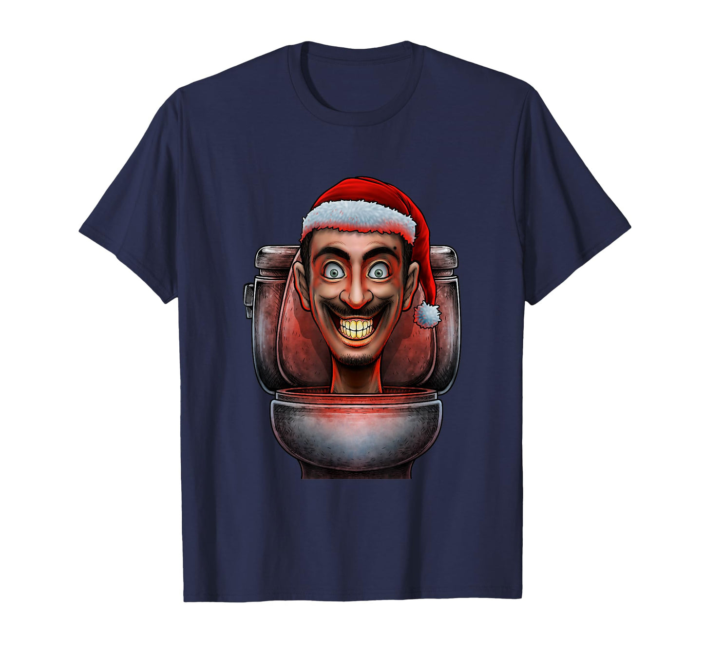 Merry Christmas Skibidi Xmas Speakerman Skibidi Toilet Funny T-Shirt