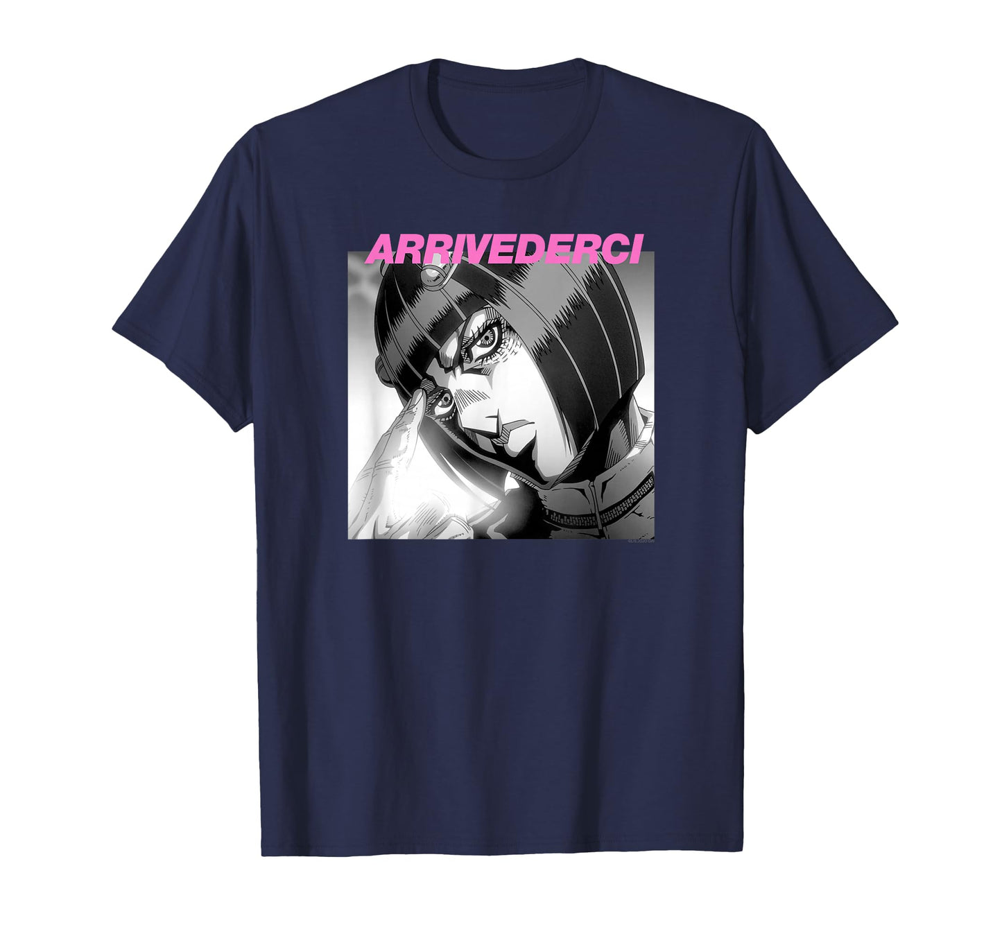 JoJo's Bizarre Adventure Part 5 Bruno Bucciarati Arrivederci T-Shirt