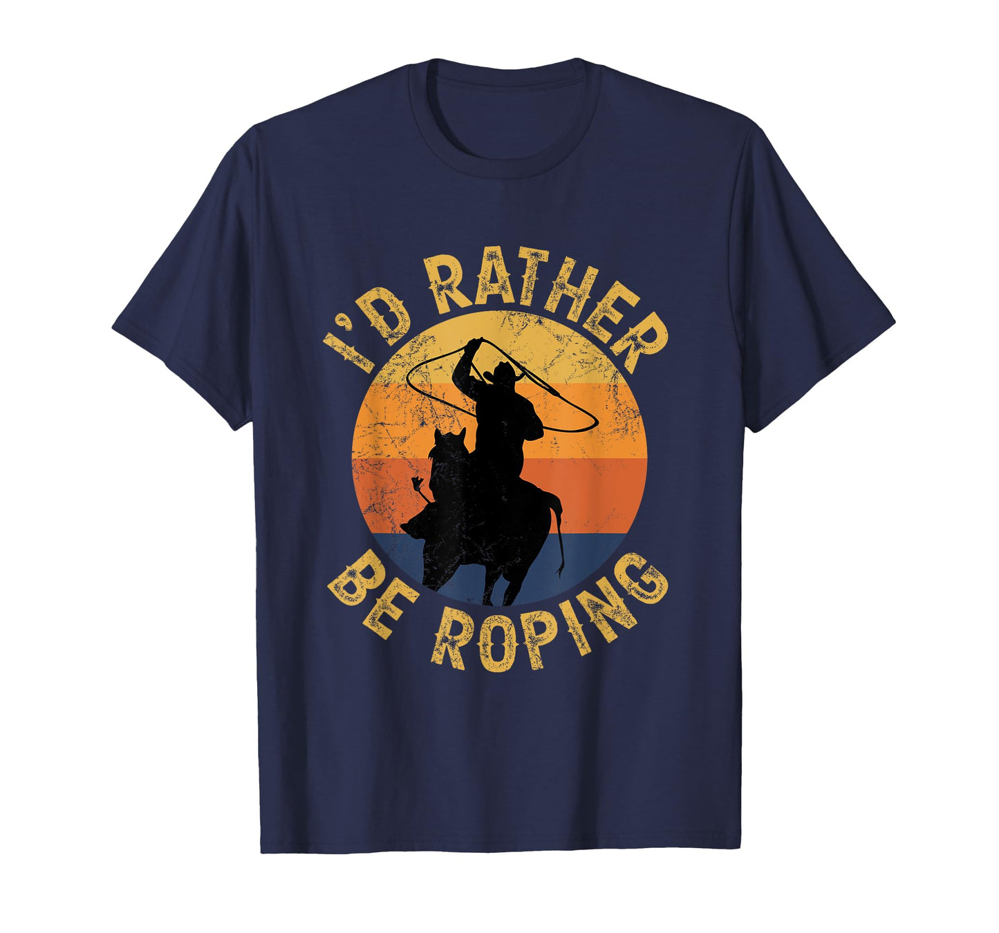 Funny Roping Horse Rodeo Team Roping Cowboy Cowgirl T-Shirt