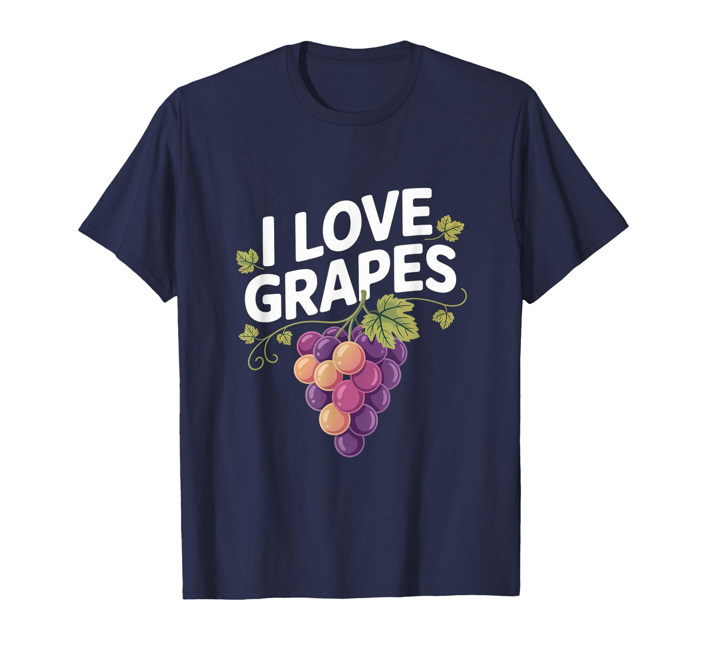 I Love Grapes Grape Lover Fruit Vineyard Winery T-Shirt