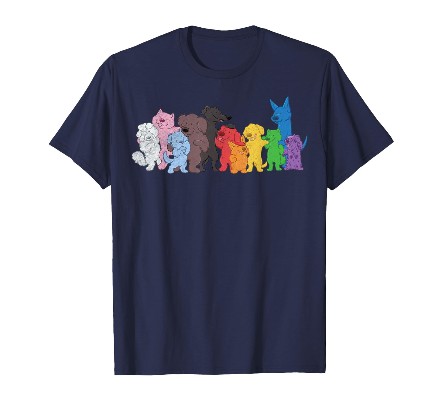 Pride LGBT Shirt Progress Pride Puppies Dog Vintage T-Shirt