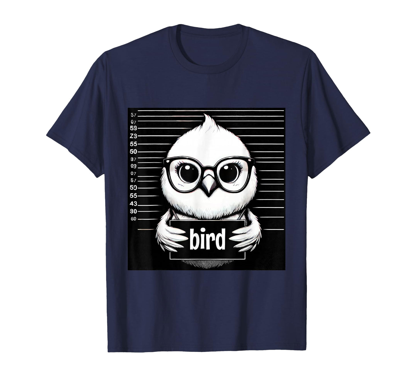Bird Funny Wanted Bad Bird Prisoner Prison Jail Bird Lover T-Shirt