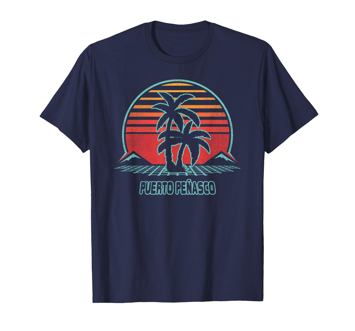 Puerto Penasco Retro Vintage 80s Style T-Shirt