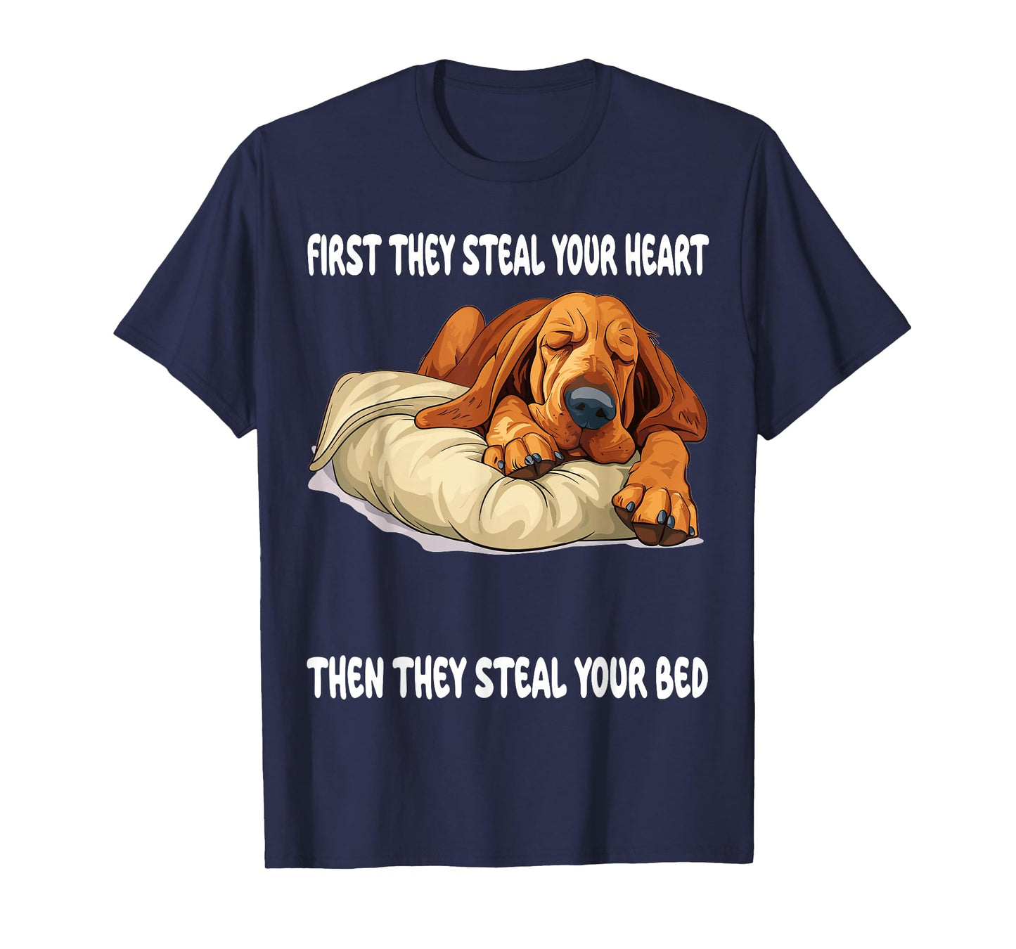 Bloodhound Sleeping Pajamas Nightgown T-Shirt