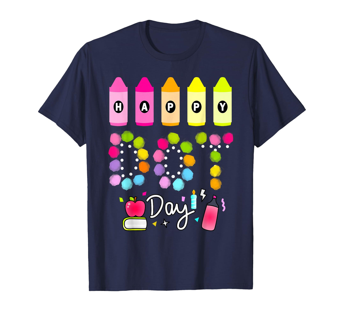 Happy Dot Day 2025 Teacher Kids Girls Colorful Polka Dot Day T-Shirt