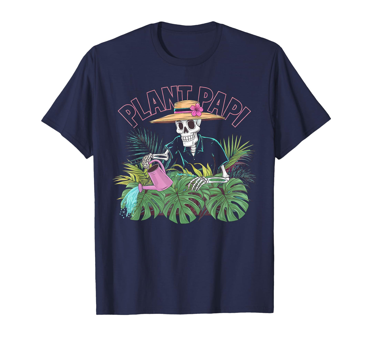 Plant Papi Daddy Gardener Happy Halloween Funny T-Shirt