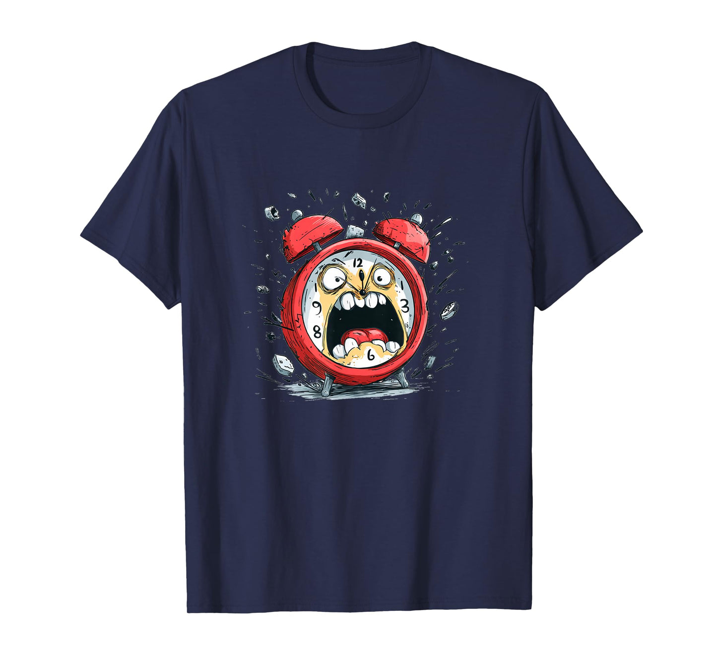 Funny Freaking Out Alarm Clock Costume T-Shirt