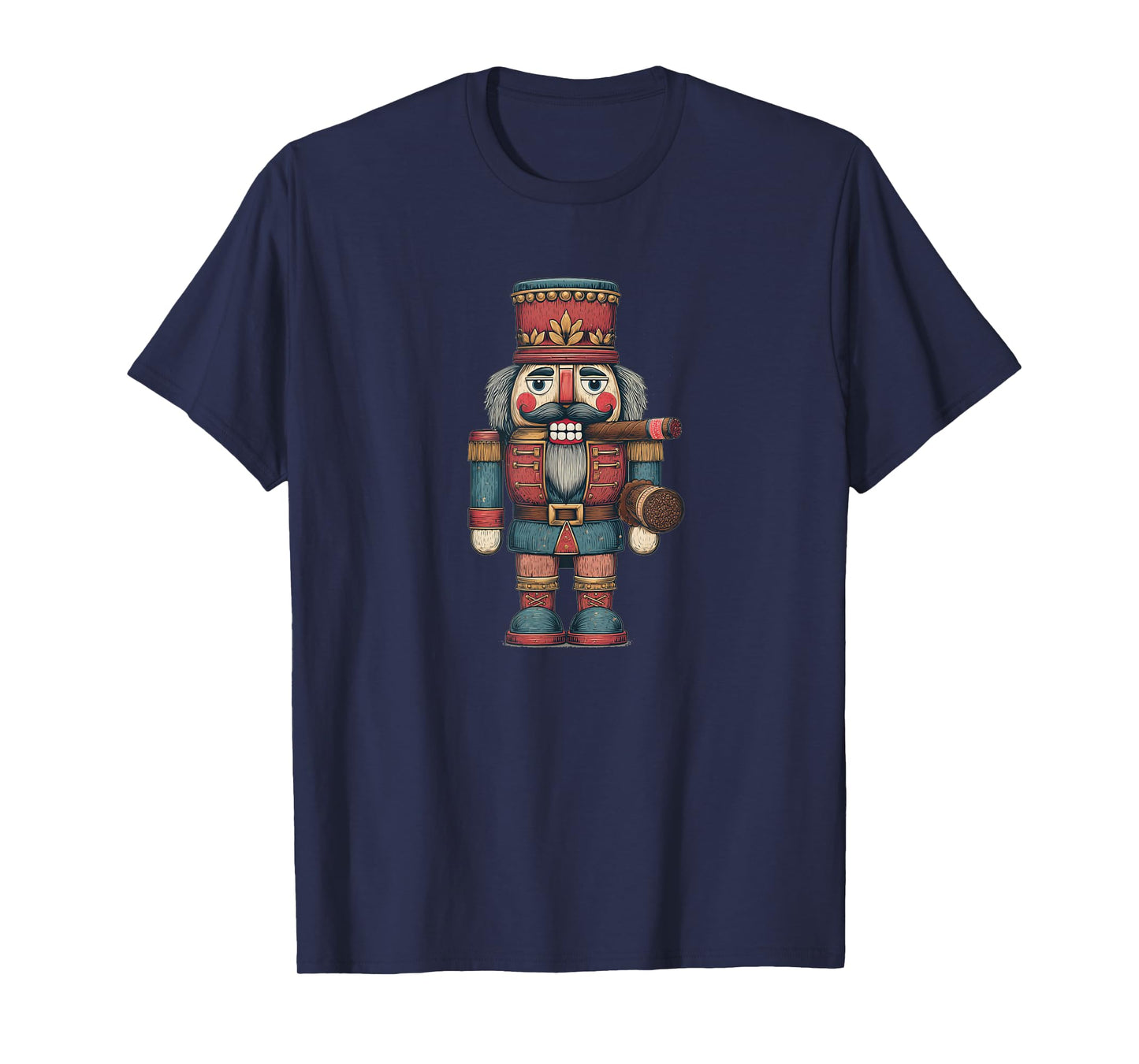 Cool Xmas Cigar with This Nutcracker T-Shirt
