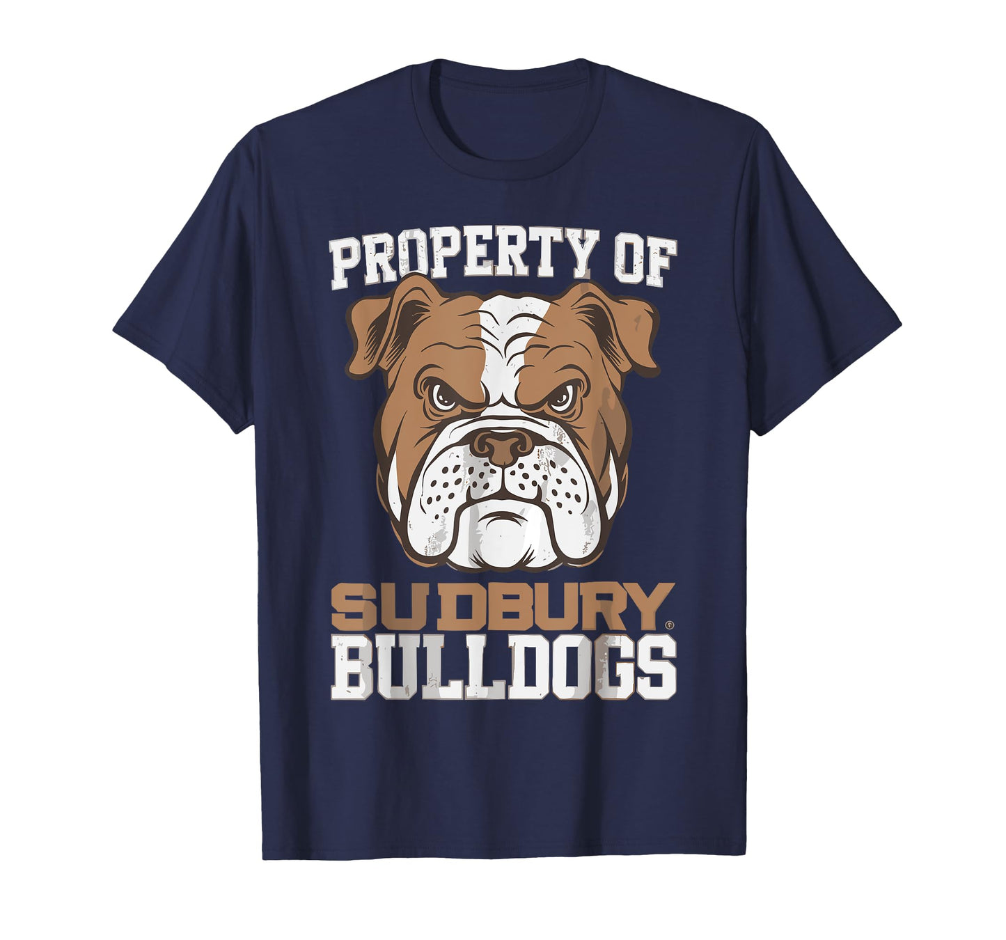 property of sudbury bulldogs pet dog Vintage funny T-Shirt
