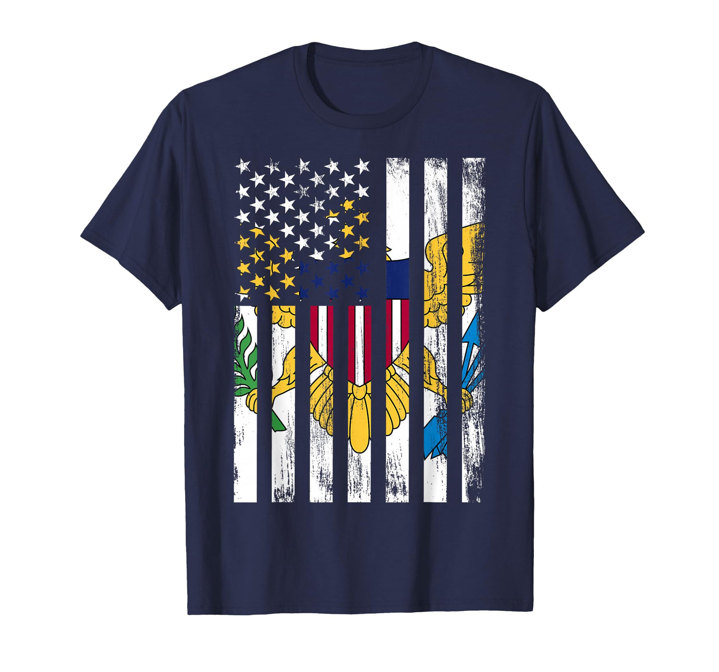 American Virgin Islands & USA T-Shirt