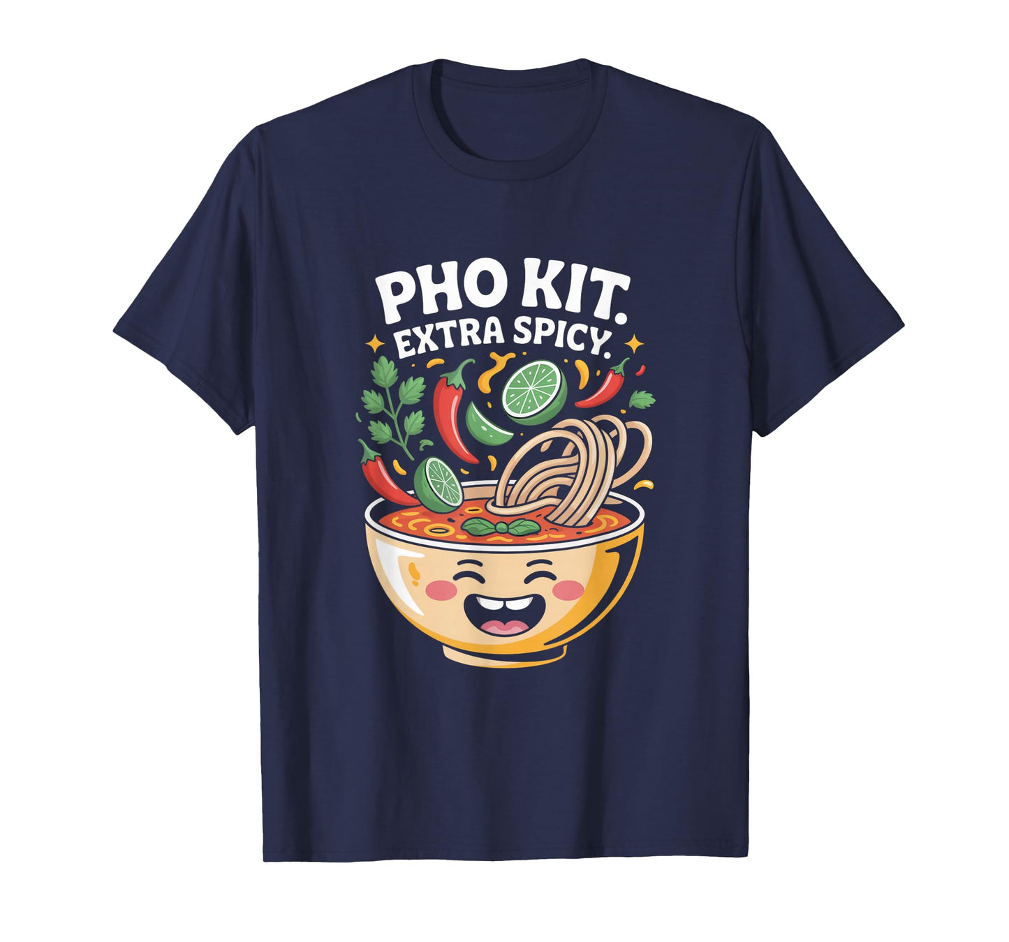 Pho Kit Soup Funny Pho Kit Vegan Pho Lover T-Shirt