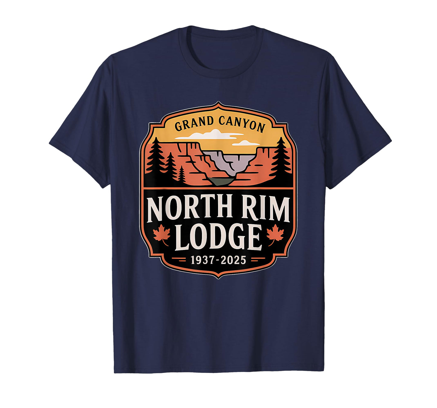 Grand Canyon North Rim Lodge 1937–2025 Tribute T-Shirt