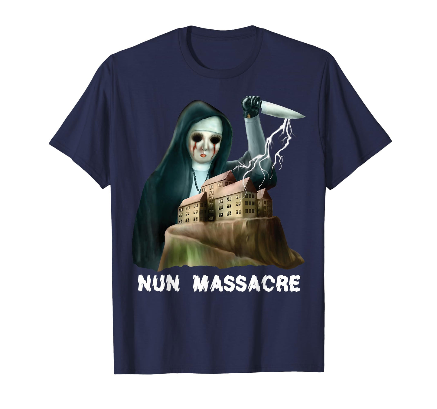 Nun Massacre Survival Horror Game Maniac T-Shirt